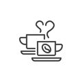 Coffee Date line icon