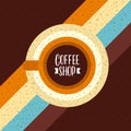 Coffee delicious symbol flat