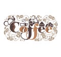 Coffee design template Royalty Free Stock Photo
