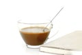 Coffee and Diary book on isolate white background