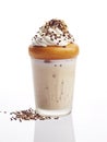 Coffee and donut milkshake