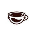 Coffee Drink Technology Modern Logo
