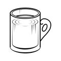 COFFEE Editable and Resizeable Vector Icon Royalty Free Stock Photo