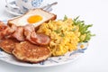 Coffee, eggs and bacon Royalty Free Stock Photo