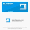 Coffee, Electric, Home, Machine SOlid Icon Website Banner and Business Logo Template