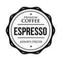Coffee Espresso vintage stamp Royalty Free Stock Photo
