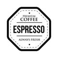 Coffee Espresso vintage stamp Royalty Free Stock Photo