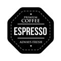 Coffee Espresso vintage stamp Royalty Free Stock Photo