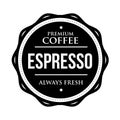 Coffee Espresso vintage stamp Royalty Free Stock Photo