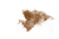 Coffee explosion isolated on white background Royalty Free Stock Photo