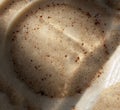 Coffee foam. Background, texture close up coffee top view Royalty Free Stock Photo