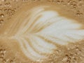 Coffee foam. Coffee foam. Fabstract spotted background Royalty Free Stock Photo