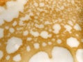 Coffee. Coffee foam. Texture of coffee foam. Cafe banner background Royalty Free Stock Photo