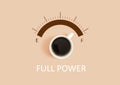 Coffee full power concept