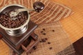 Coffee grain grinder Royalty Free Stock Photo