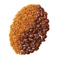 Coffee grain.