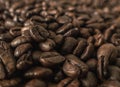 Close up of a coffe grains