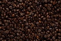 Coffee grains seamless pattern