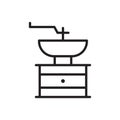 Coffee Grinder Icon Royalty Free Stock Photo