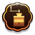 coffee grinder. Vector illustration decorative design Royalty Free Stock Photo