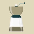 coffee grinder. Vector illustration decorative design Royalty Free Stock Photo