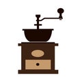 coffee grinder. Vector illustration decorative design Royalty Free Stock Photo