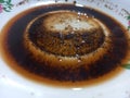 coffee grounds and remaining black coffee water Royalty Free Stock Photo