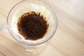 Coffee grounds waste