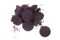 Coffee grounds. Waste from the coffee machine Royalty Free Stock Photo