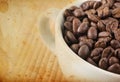 Coffee grunge background