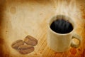 Coffee grunge background