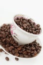 Coffee grunge background