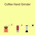 Coffee hand grinder Royalty Free Stock Photo