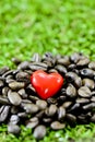 Coffee heart Royalty Free Stock Photo