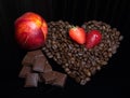 Coffee heart fruit