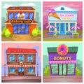 Coffee House and Donut Shop, Ice Cream Parlor