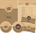 Coffee house menu Royalty Free Stock Photo