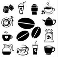 Coffee icon set 01