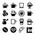 Coffee icon set