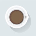 Coffee icon vector illustration drink Royalty Free Stock Photo