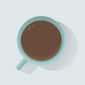 Coffee icon vector illustration drink Royalty Free Stock Photo