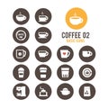 Coffee icon. Vector illustration.