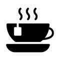 Coffee vector glyph flat icon Royalty Free Stock Photo