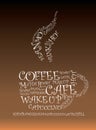 Coffee illustration Royalty Free Stock Photo