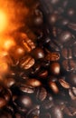 Coffee Inspirations - Coffee Cup and Coffee Beans in Perfect Harmony Royalty Free Stock Photo