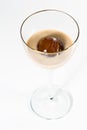 Coffee and Irish cream cocktail Royalty Free Stock Photo