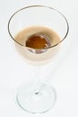 Coffee and Irish cream cocktail Royalty Free Stock Photo