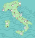 Coffee Italy maps