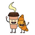 Coffee kawaii mug cartoon