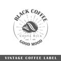 Coffee label template